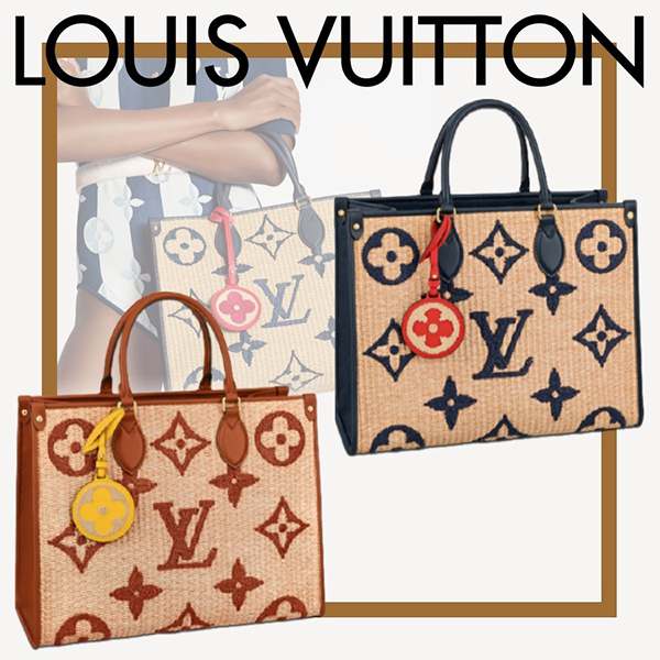 オンザゴーコピー ルイヴィトン かごバッグ オンザビーチ MM M57723 超新作★